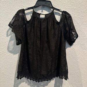 IZ Byer Lace Off the Shoulder Top - Size S